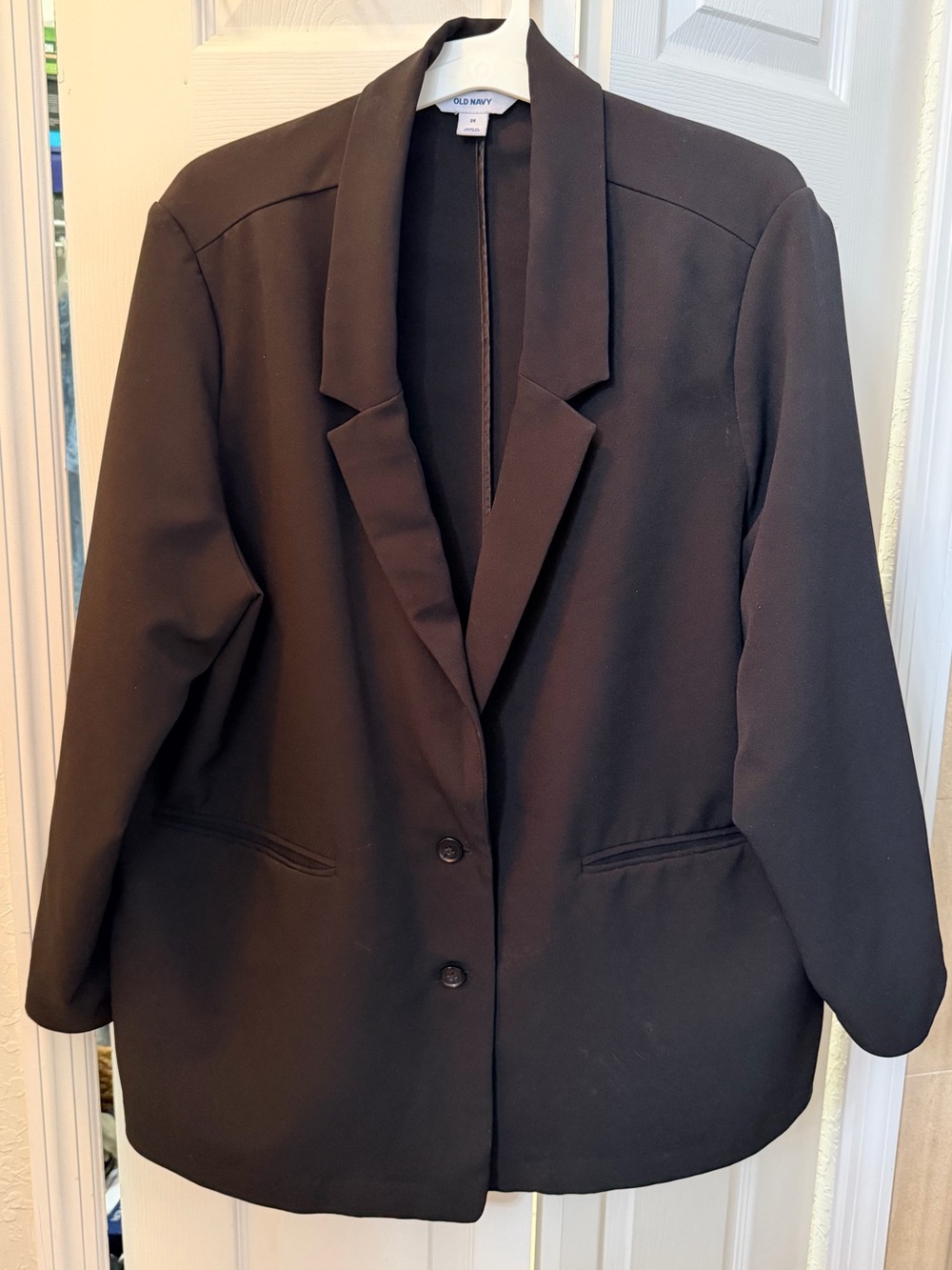 Old Navy Black Oversized Blazer